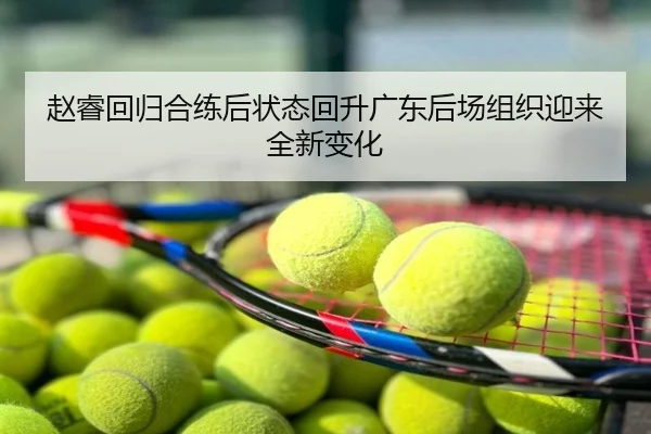 赵睿回归合练后状态回升广东后场组织迎来全新变化